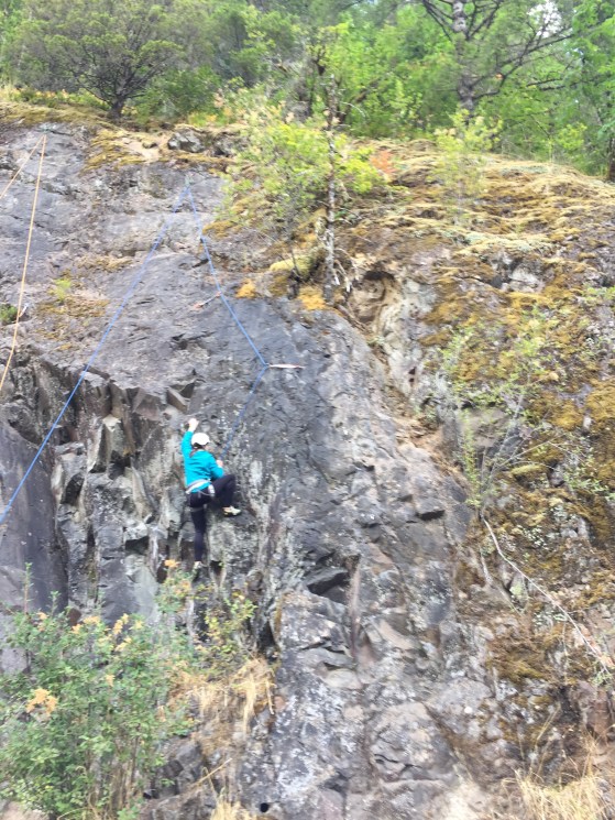 rock climb